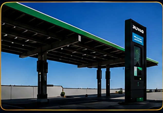 EV charging canopy