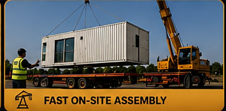 Fast on-site assembly